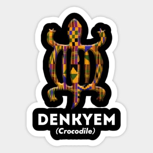 DENKYEM (Crocodile) Sticker